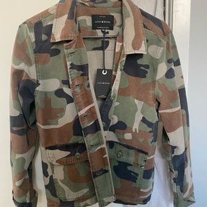 Lucky Brand camo shacket